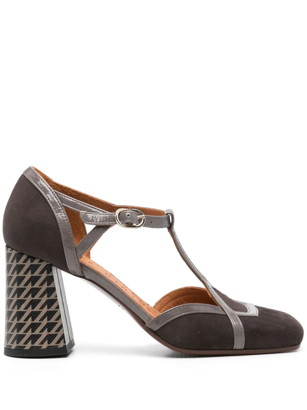 Chie Mihara 75mm Odessy pumps - Grey