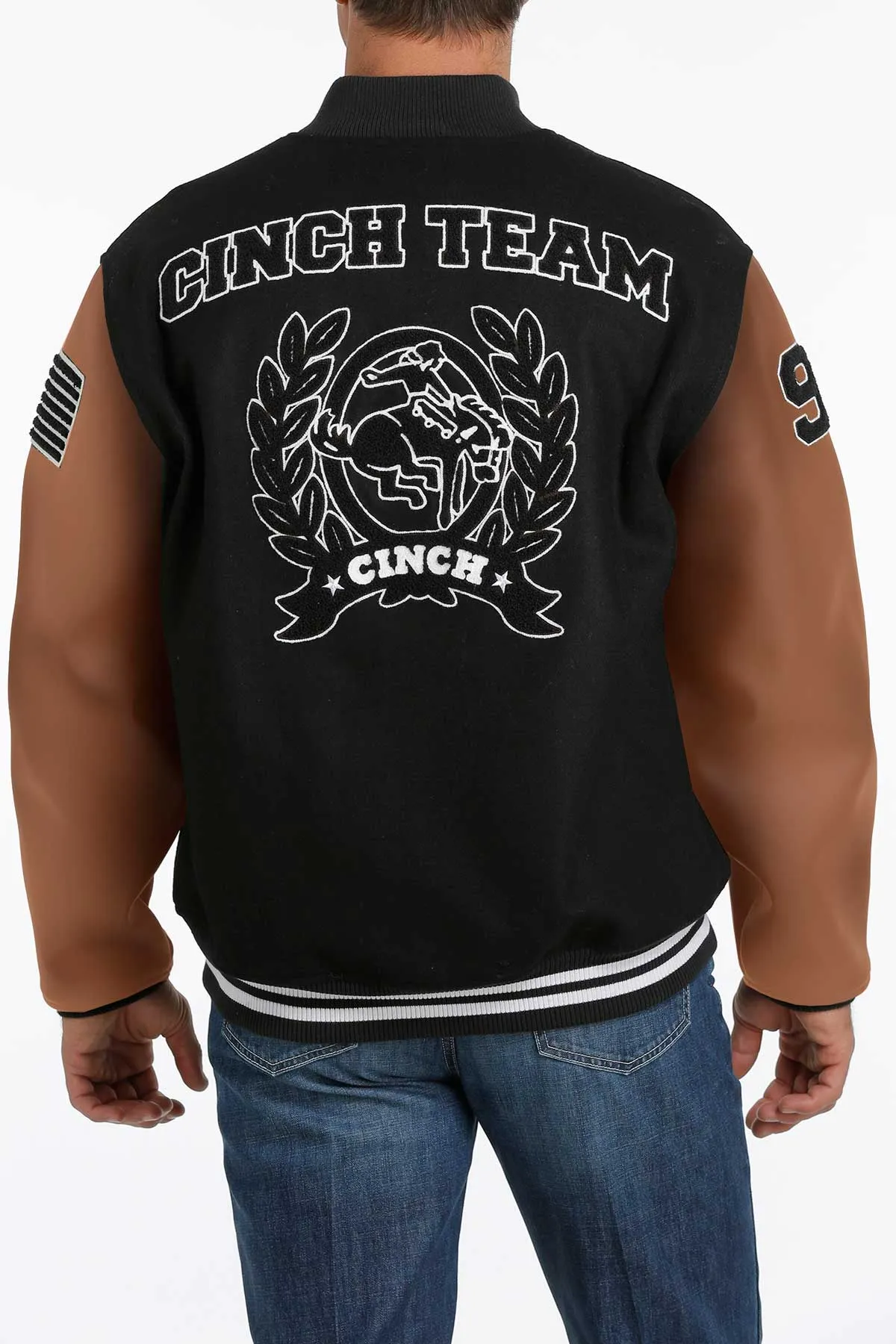 Cinch Varsity Jacket for Men