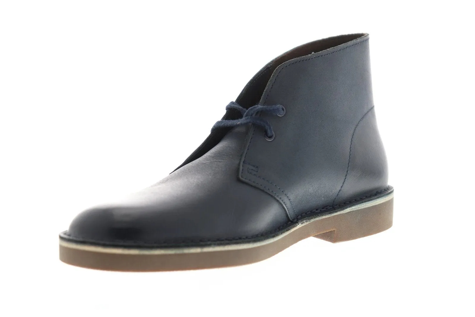 Clarks Blue Leather Chukka Boots for Men