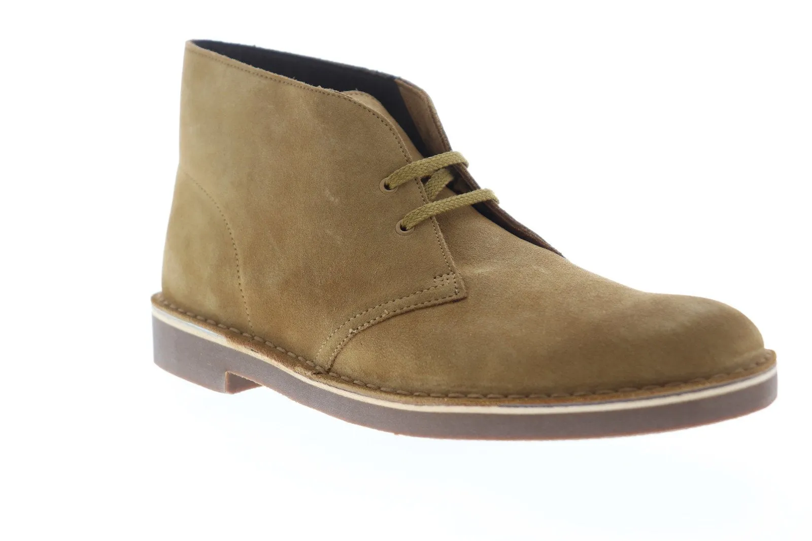 Clarks Bushacre 2 Men's Brown Suede Chukka Boots - Lace Up Style