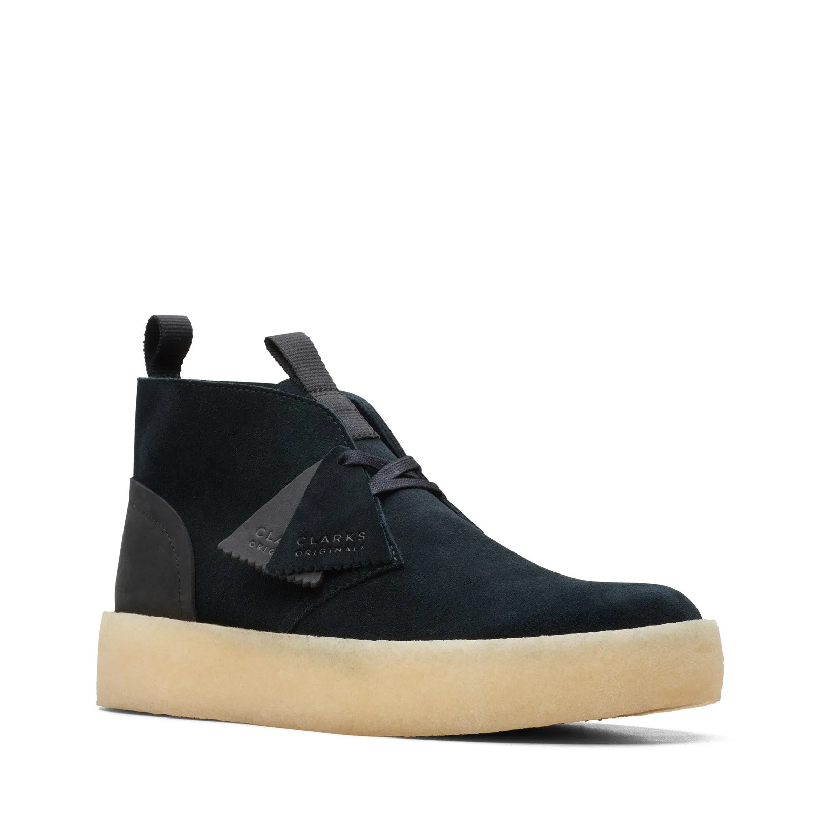 Clarks Desert Cup Men's Black Suede Chukka Boots