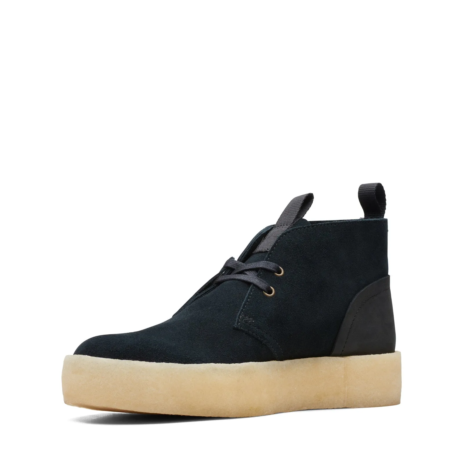 Clarks Desert Cup Men's Black Suede Chukka Boots