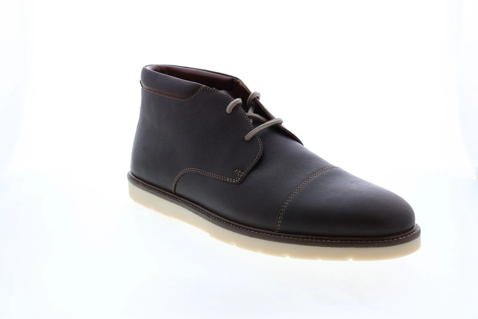 Clarks Grandin Top Men's Brown Leather Chukka Boots758结果