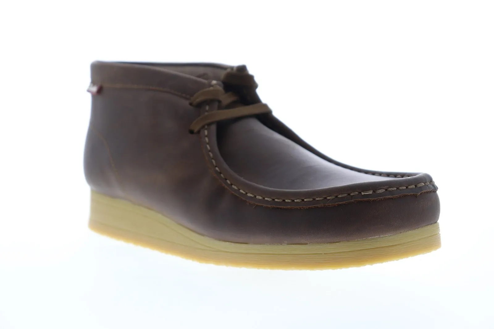 Clarks Stinson HI Men's Brown Leather Lace Up Chukka Boots.