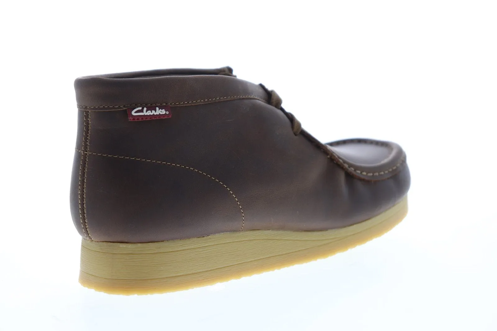 Clarks Stinson HI Men's Brown Leather Lace Up Chukka Boots.