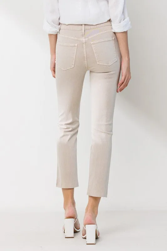 Collins High Rise Slim Straight Jeans