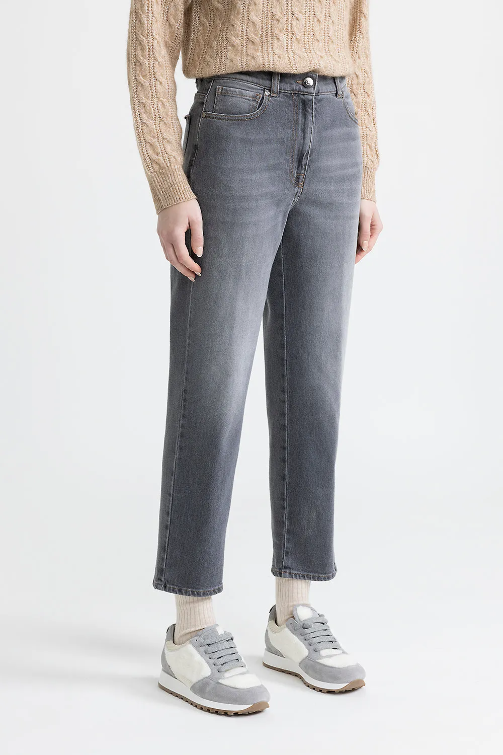 Comfort cotton denim jeans