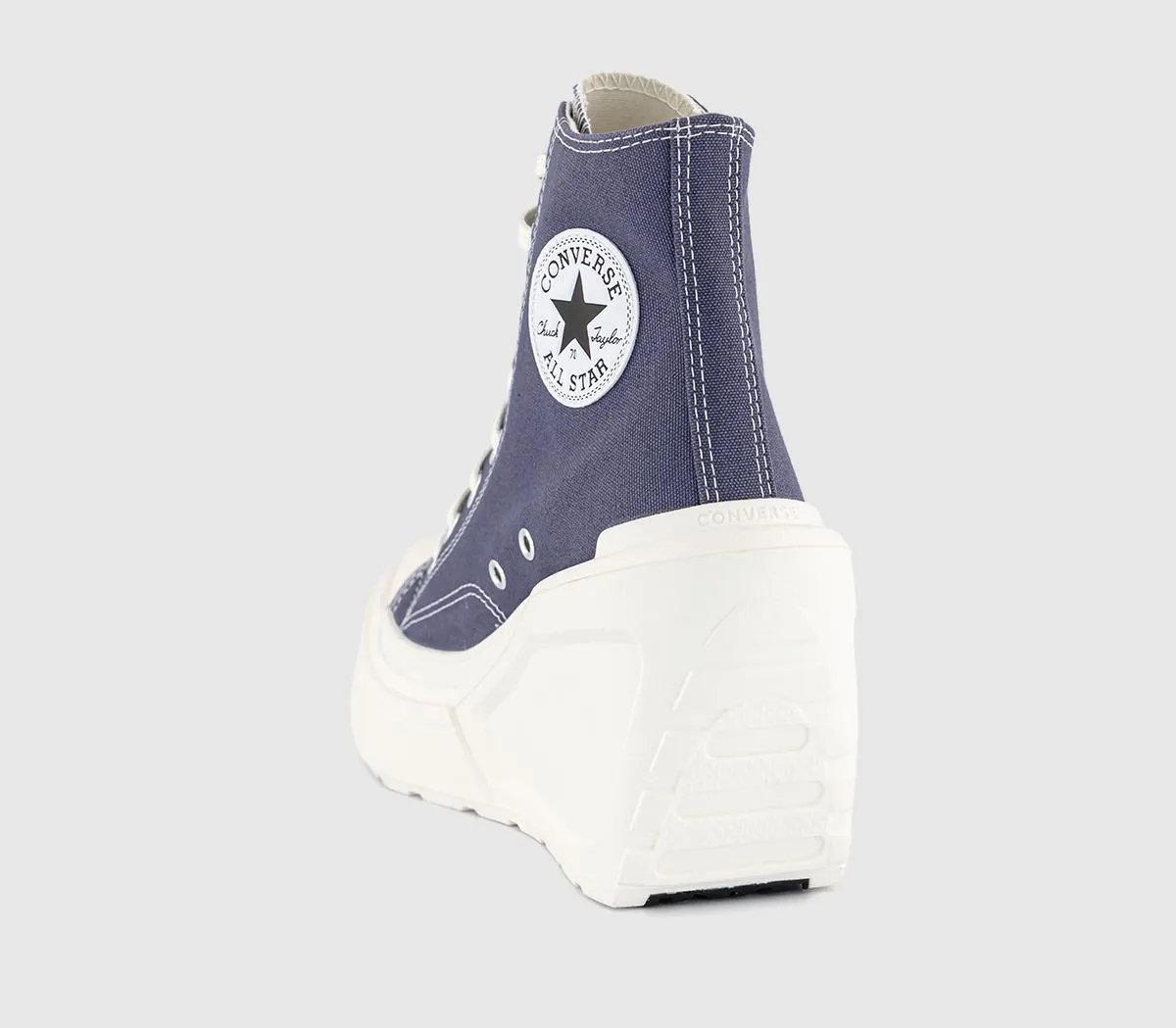 Converse Chuck 70 De Luxe Wedges Lavender Ash Egret Black