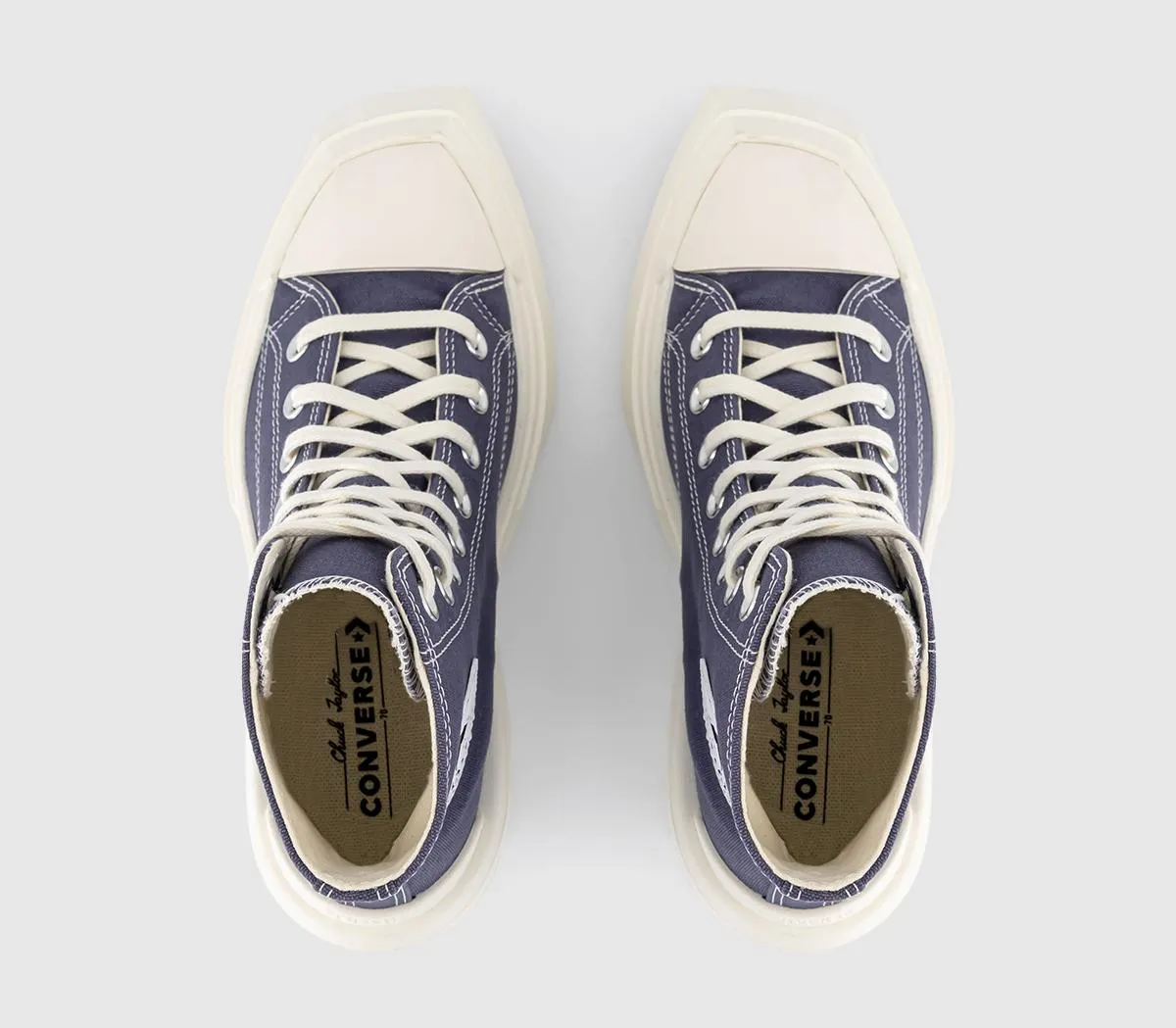 Converse Chuck 70 De Luxe Wedges Lavender Ash Egret Black