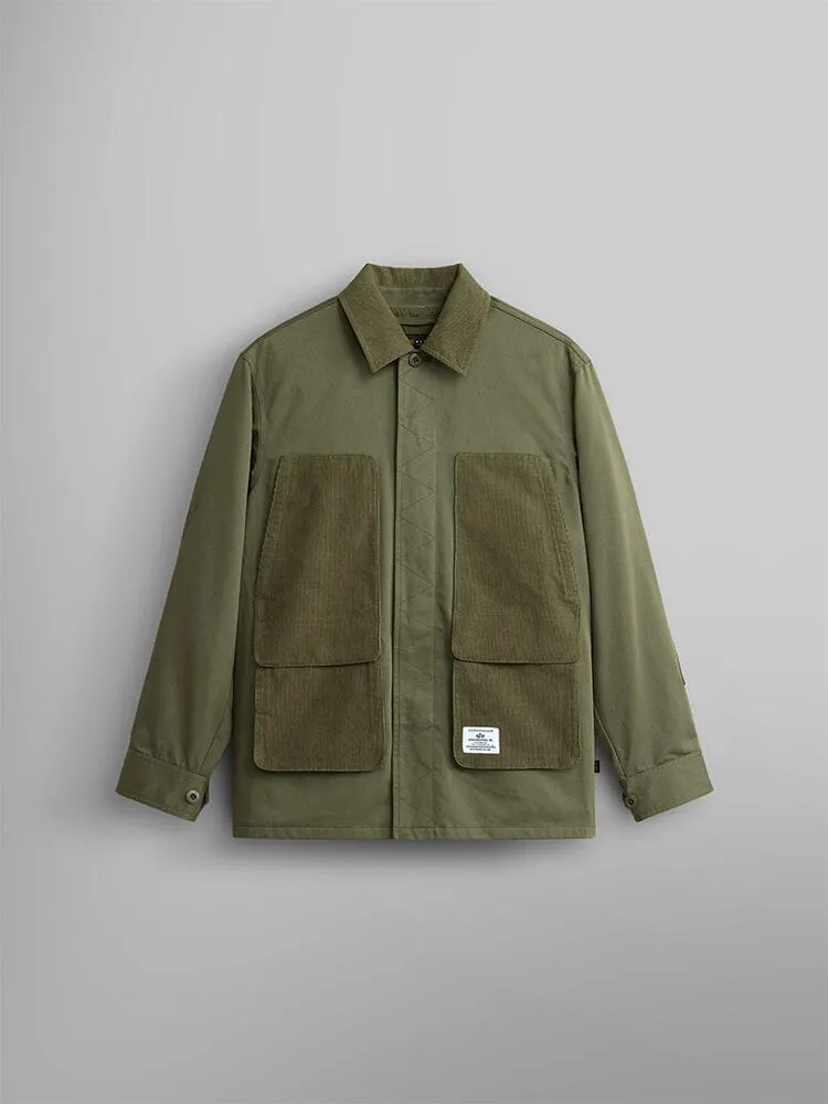 Corduroy Trim Jacket