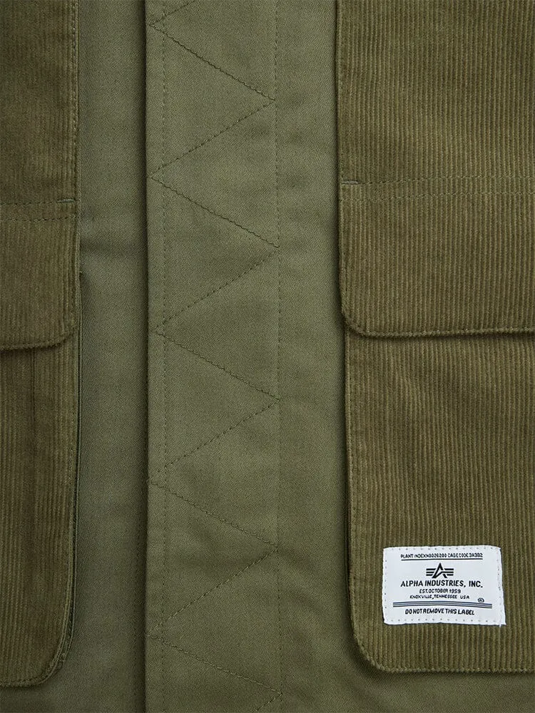 Corduroy Trim Jacket