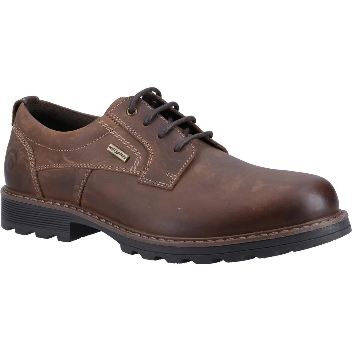 Cotswold Tadwick Shoes Dark Tan