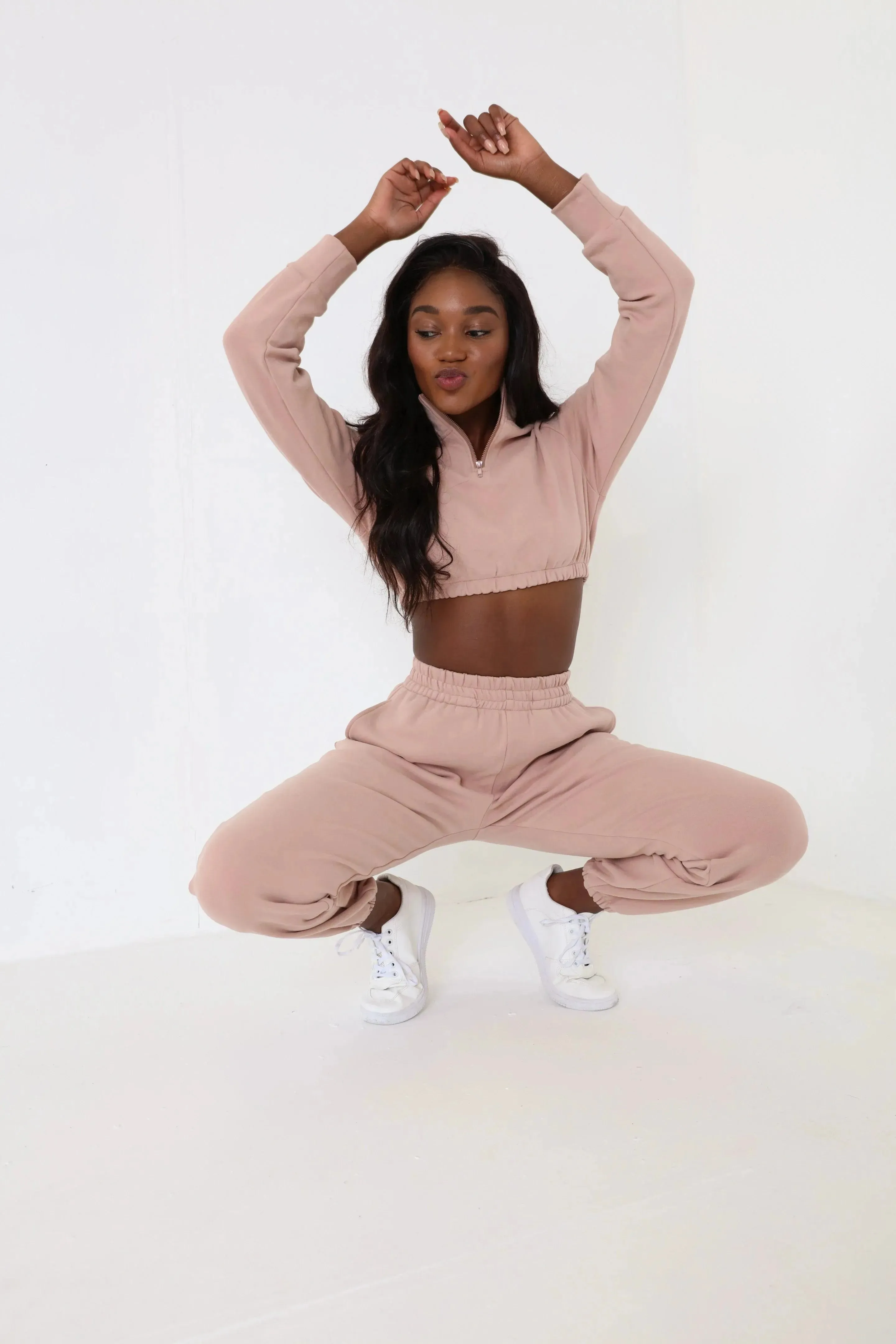 Cozy cropped sweatshirt