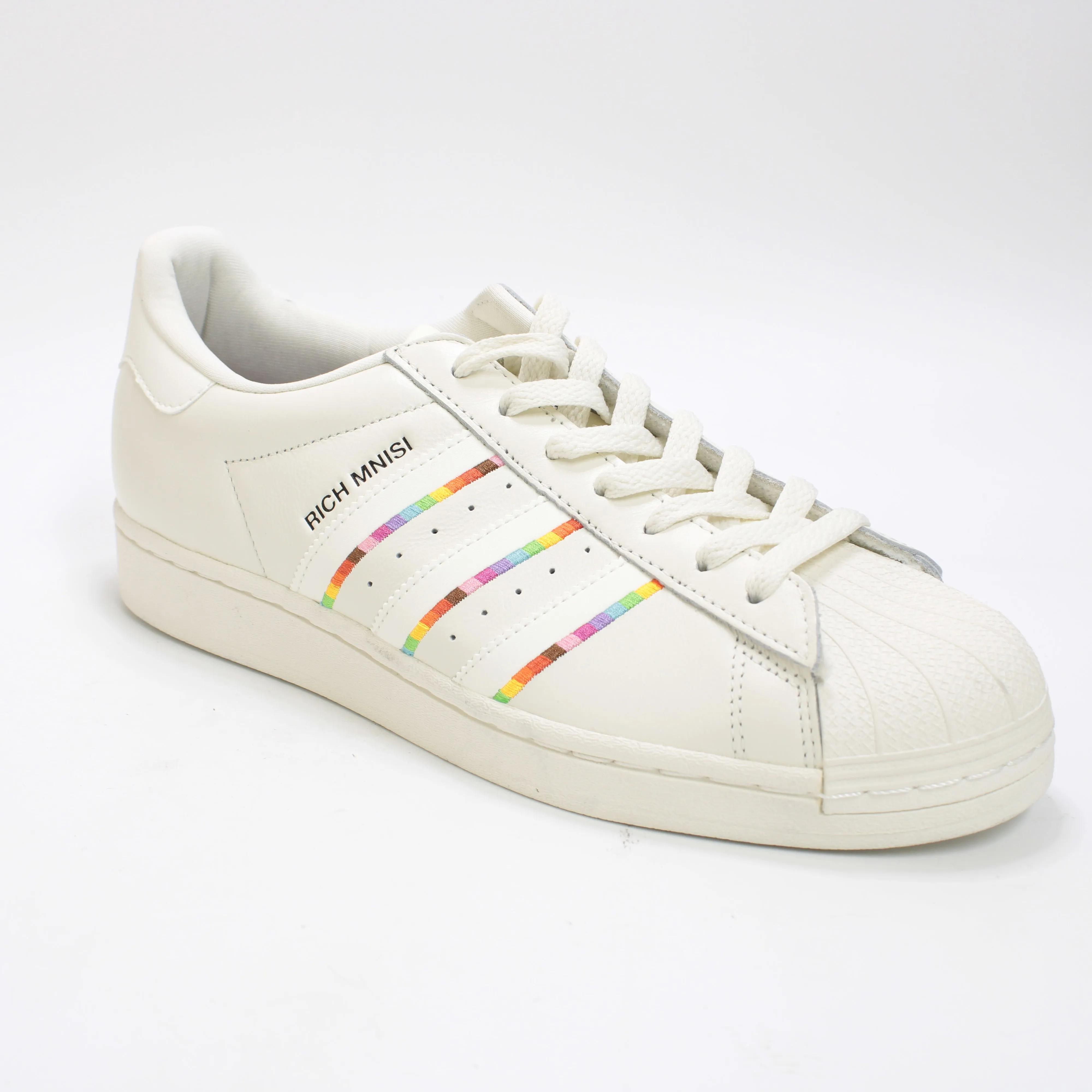 Cream Pride adidas Superstar Trainers.