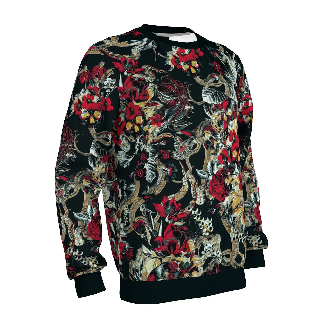 Crimson Bloom Sweatshirt