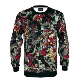 Crimson Bloom Sweatshirt