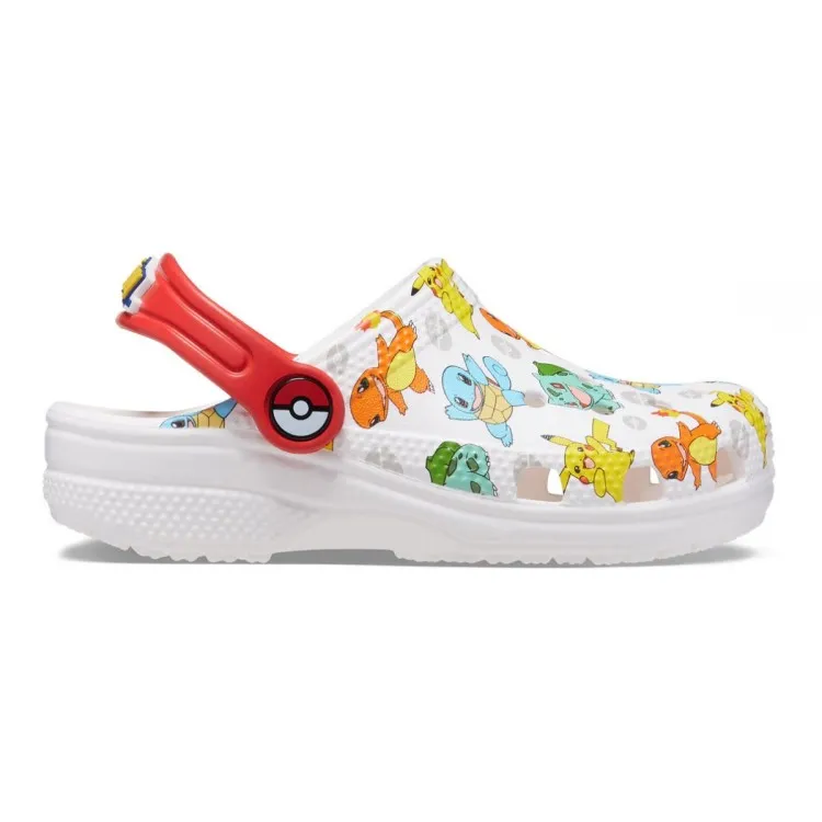 Crocs Classic Pokemon Clog Kid White 207739