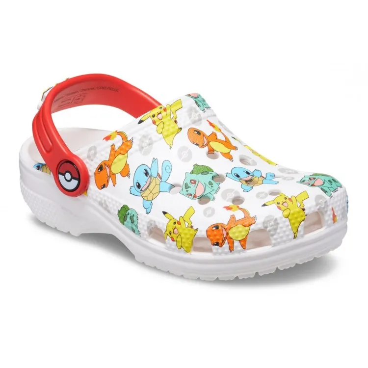 Crocs Classic Pokemon Clog Kid White 207739