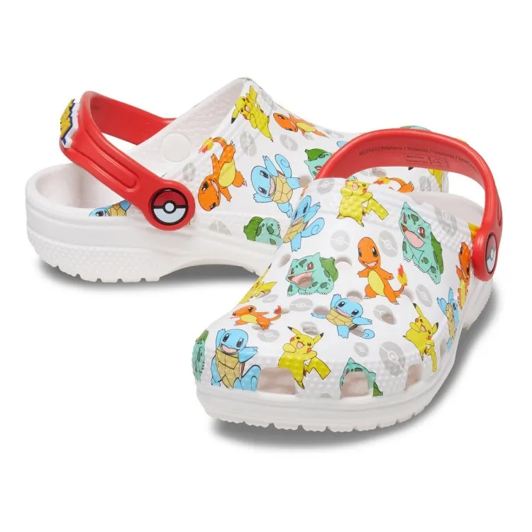 Crocs Classic Pokemon Clog Kid White 207739