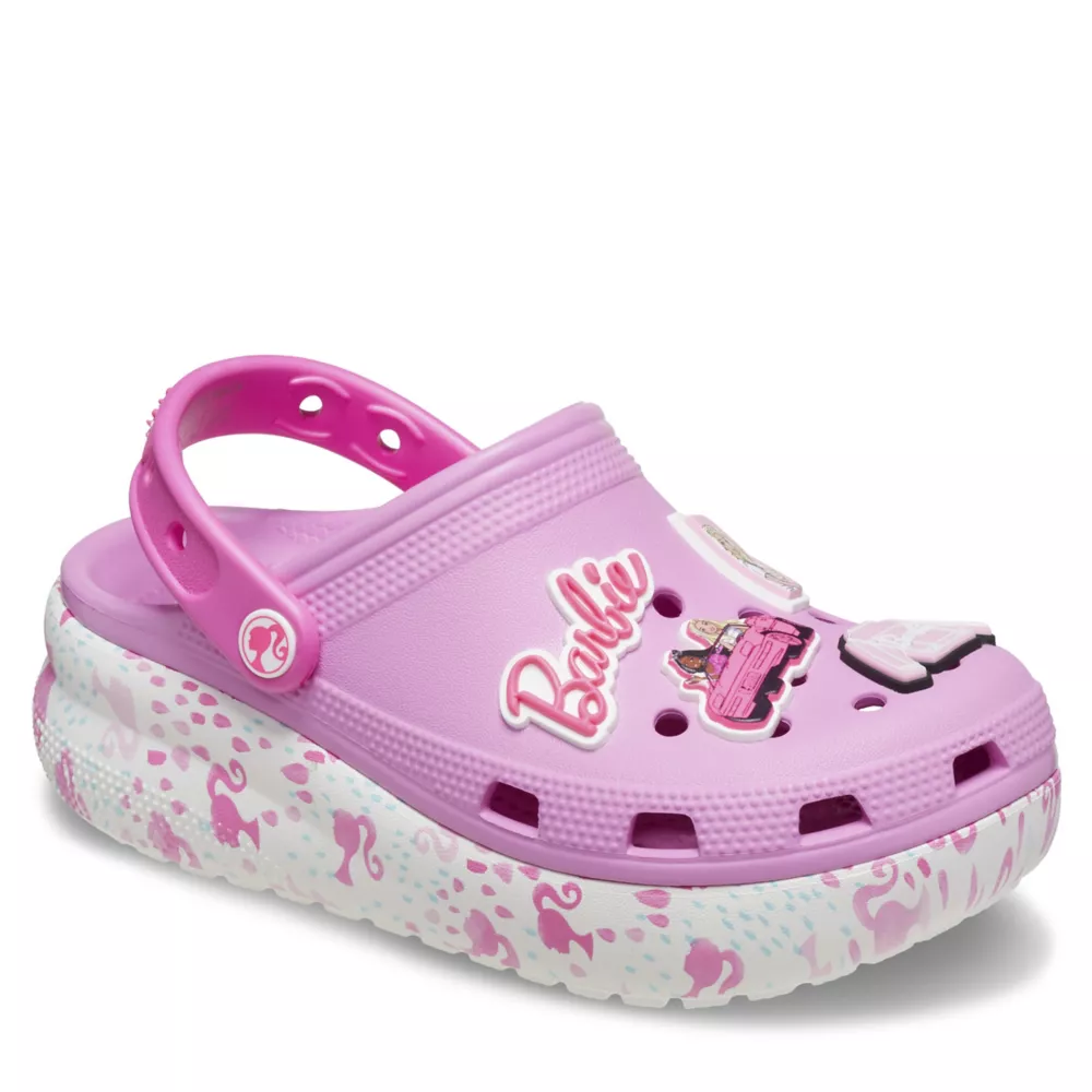 CROCS  GIRLS LITTLE-BIG KID BARBIE CUTIE CRUSH CLOG