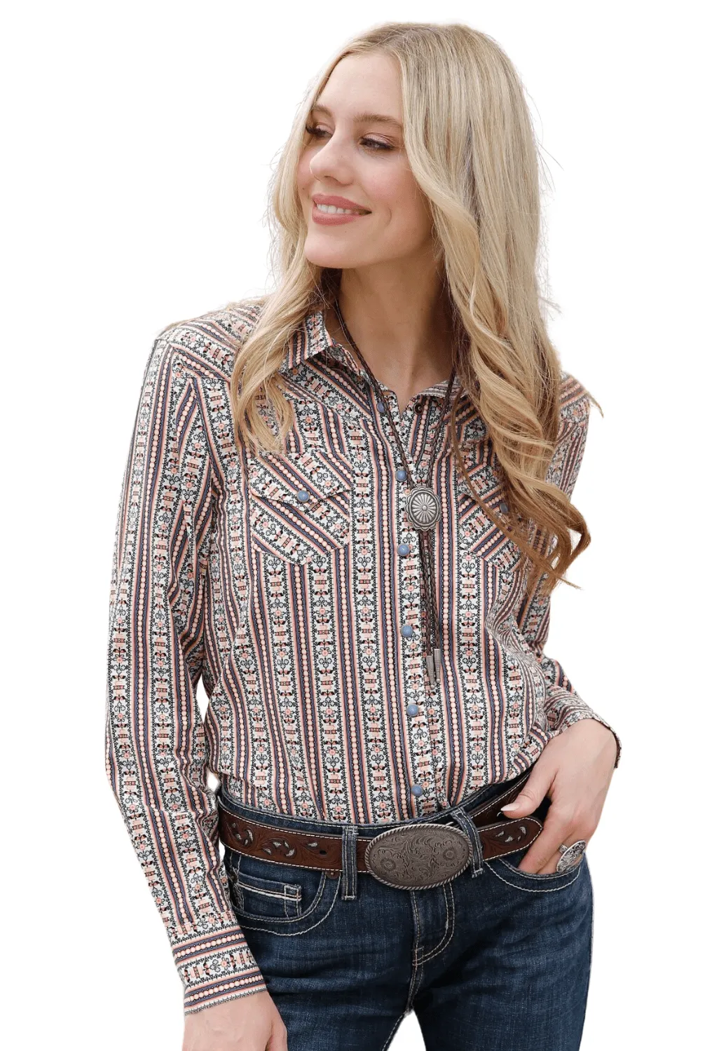 Cruel Girl Womens Button Down Long Sleeve Shirt