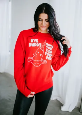 Curvy Bye Buddy Graphic Sweatshirt