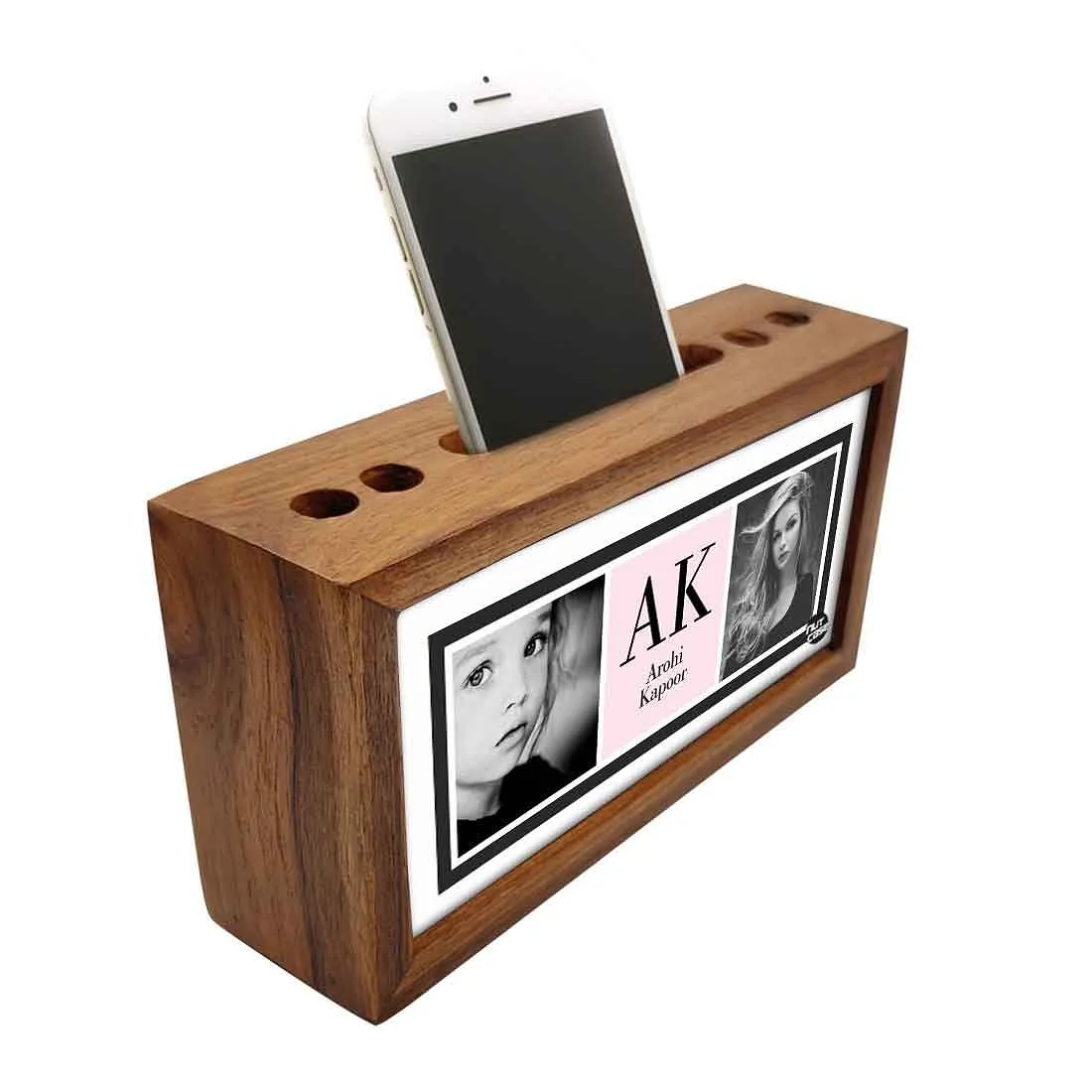 Custom-Made personalised desk organiser - Add Your Text - Girl