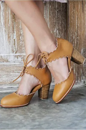 Golden Tan Dance Queen Heels