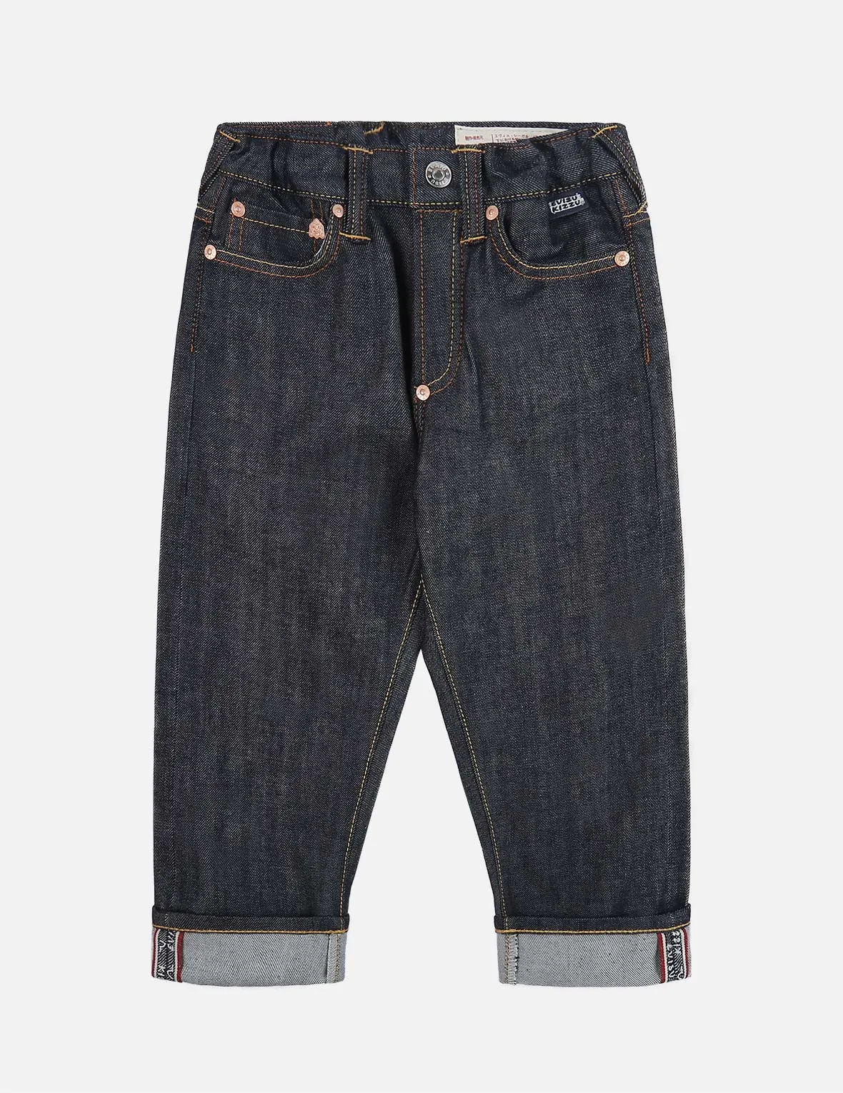 Daruma-pattern Daicock Regular Fit Denim Jeans