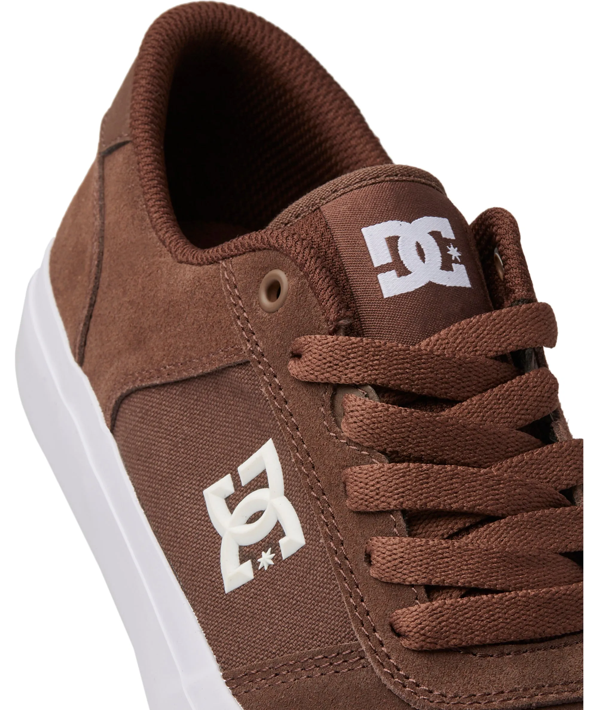 DC Shoes Mens Teknic Leather Trainers