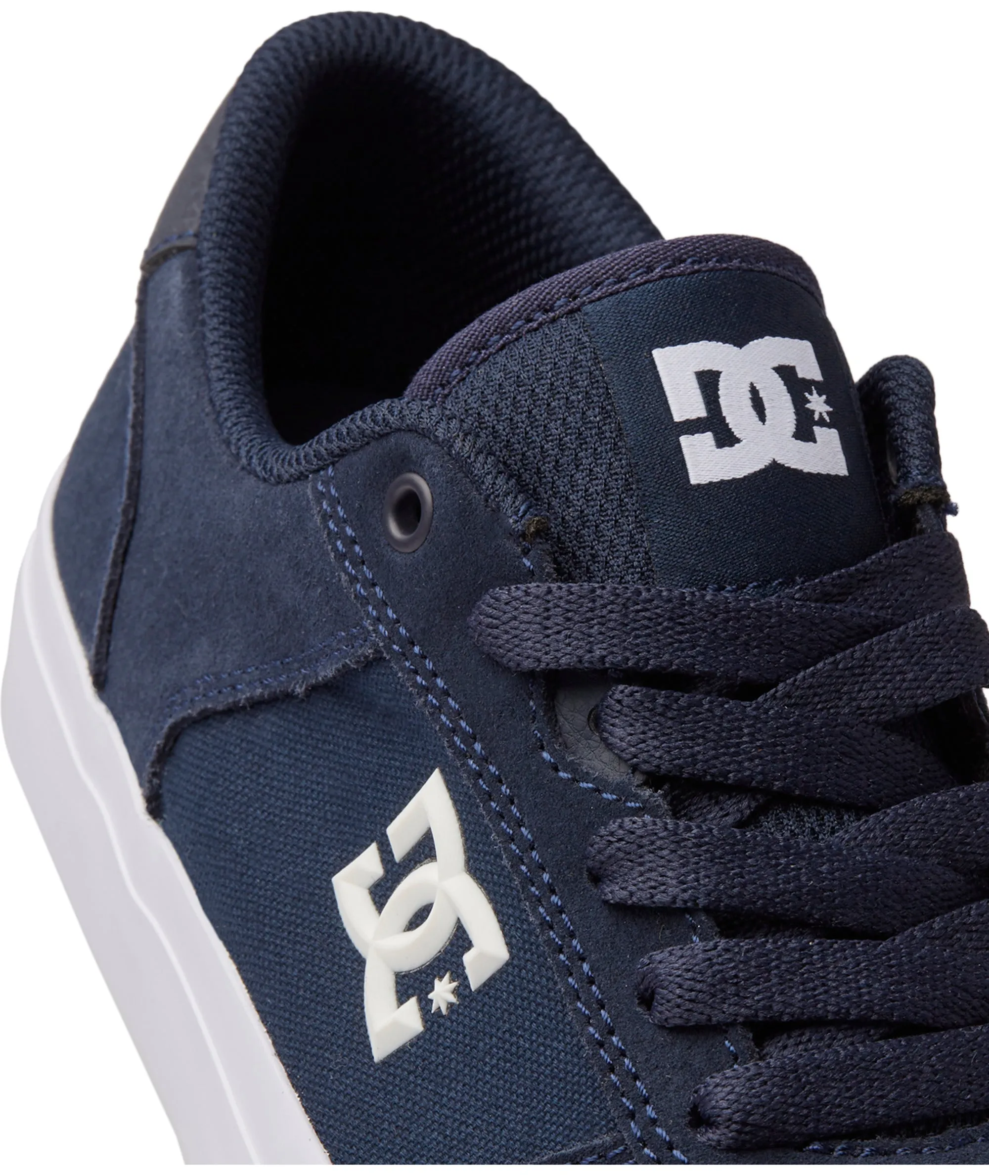 DC Shoes Mens Teknic Leather Trainers