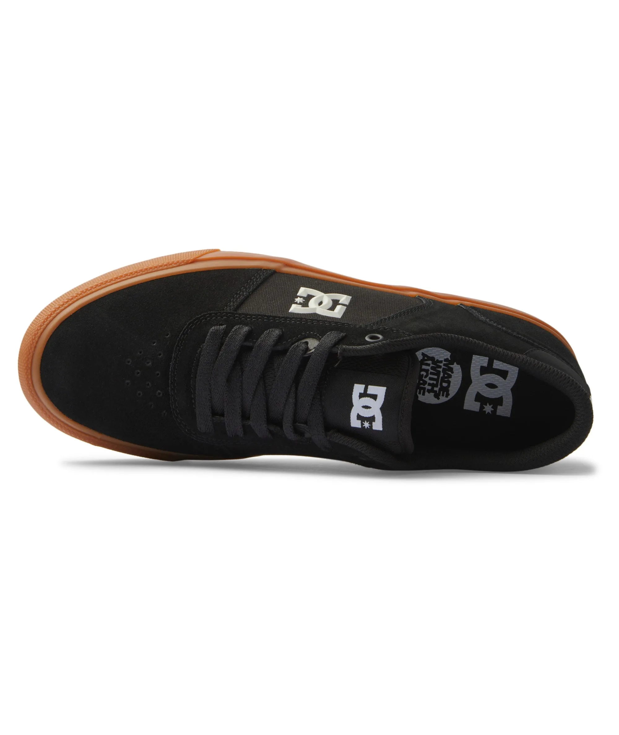 DC Shoes Mens Teknic Leather Trainers