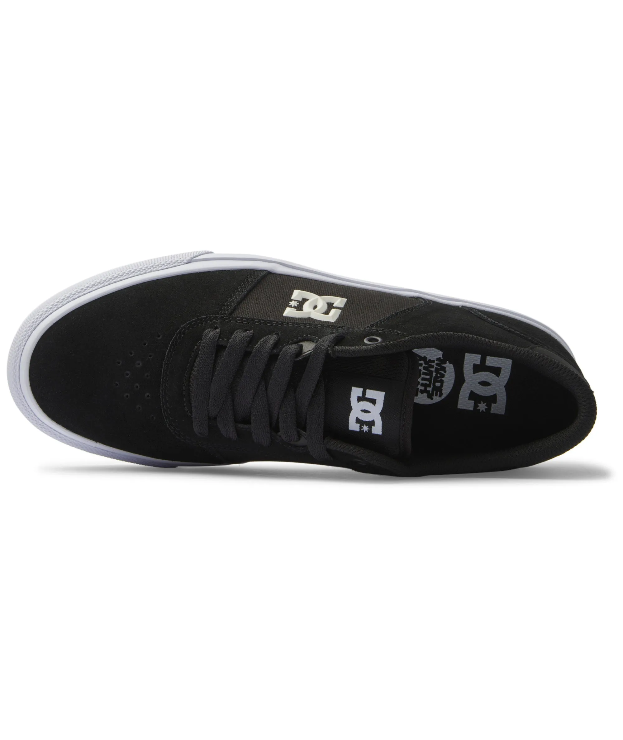 DC Shoes Mens Teknic Leather Trainers