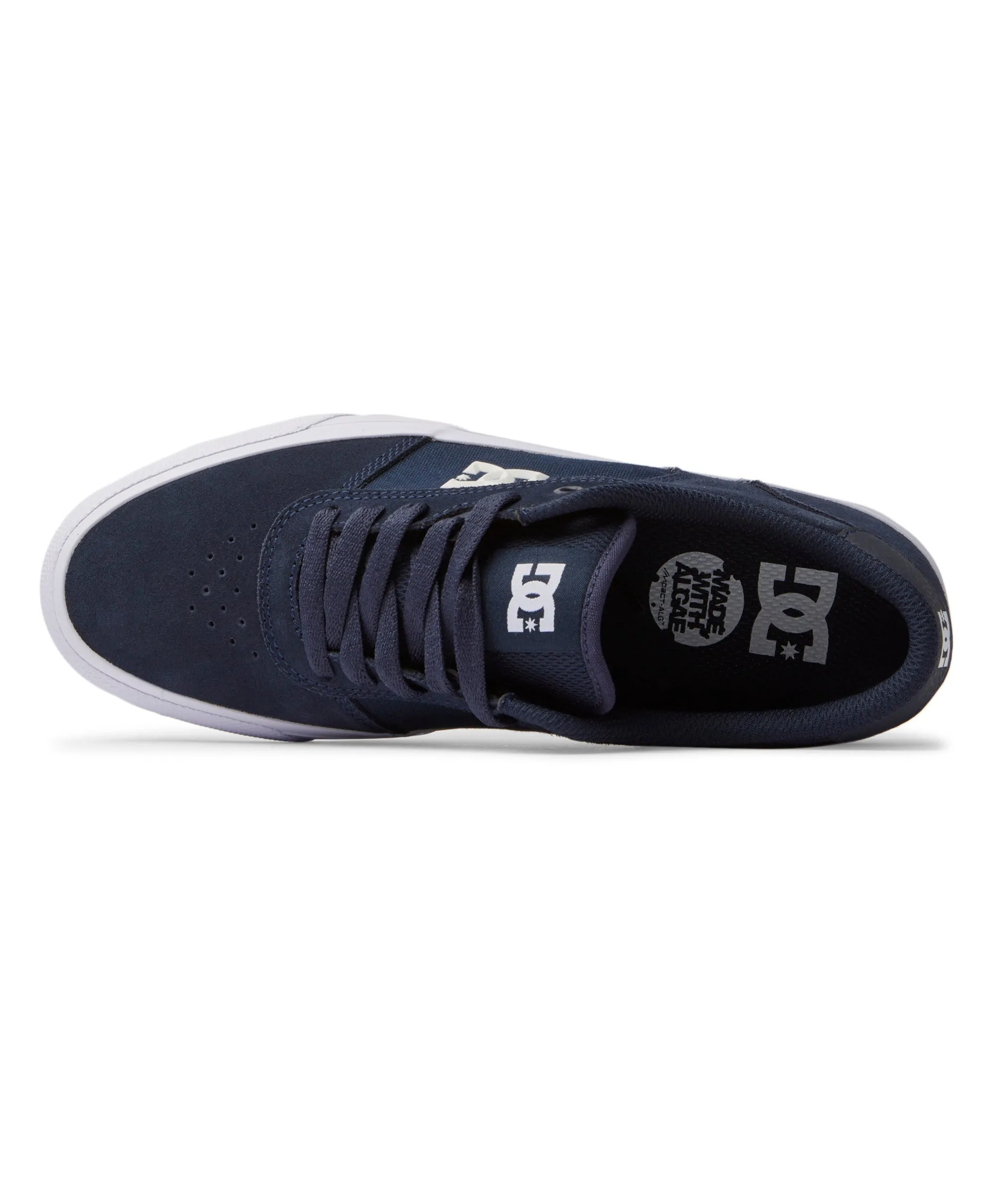 DC Shoes Mens Teknic Leather Trainers