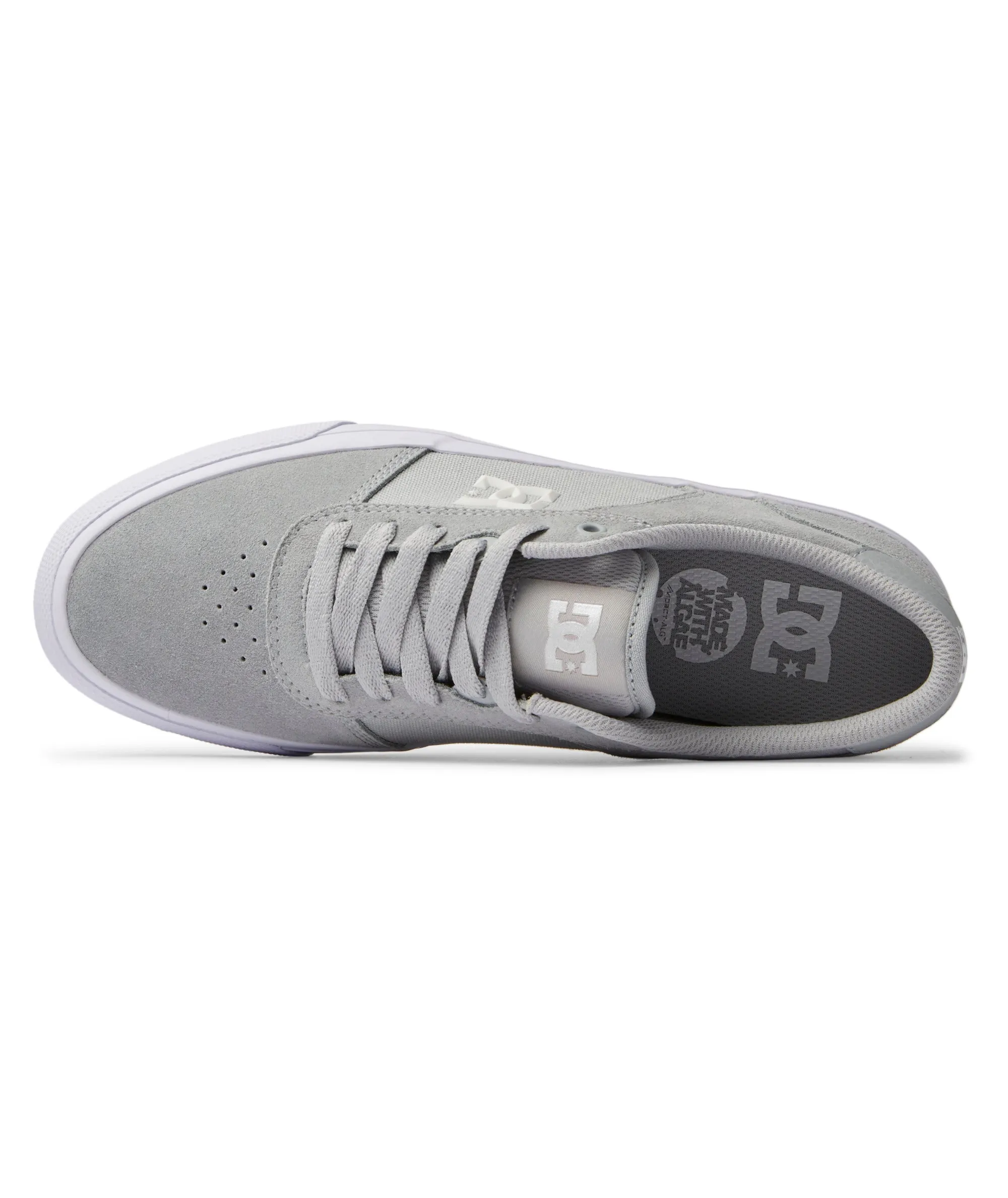 DC Shoes Mens Teknic Leather Trainers