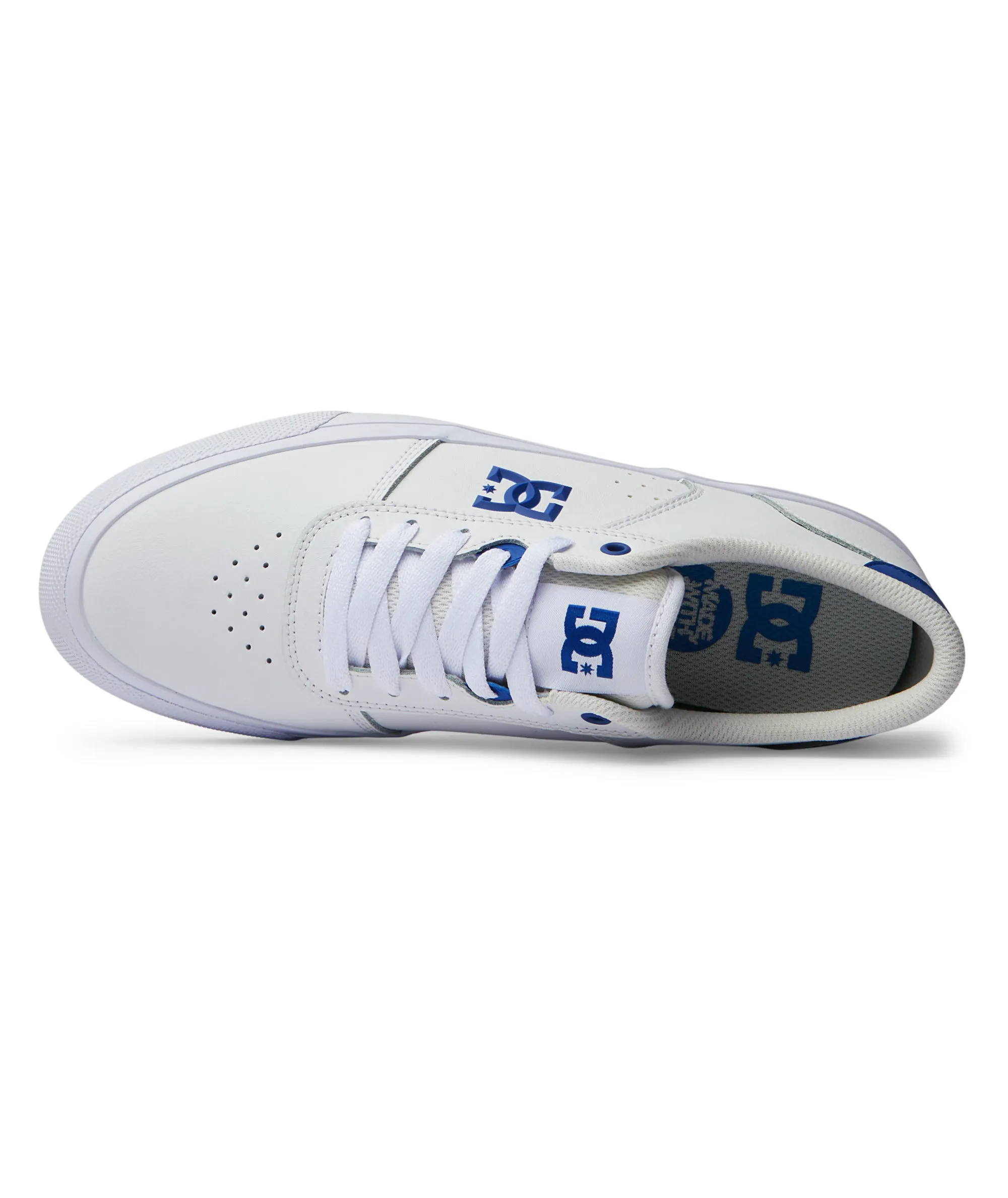 DC Shoes Mens Teknic Leather Trainers