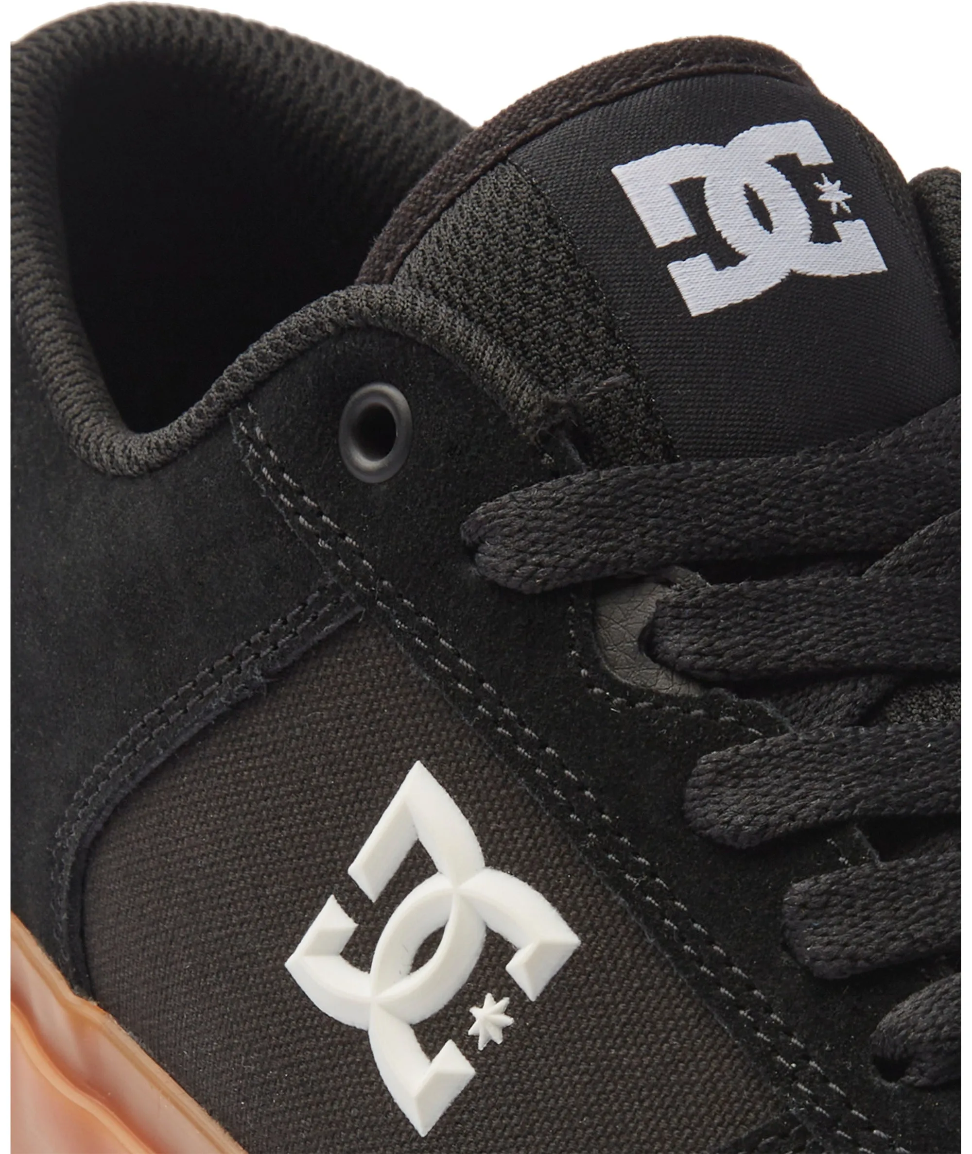 DC Shoes Mens Teknic Leather Trainers