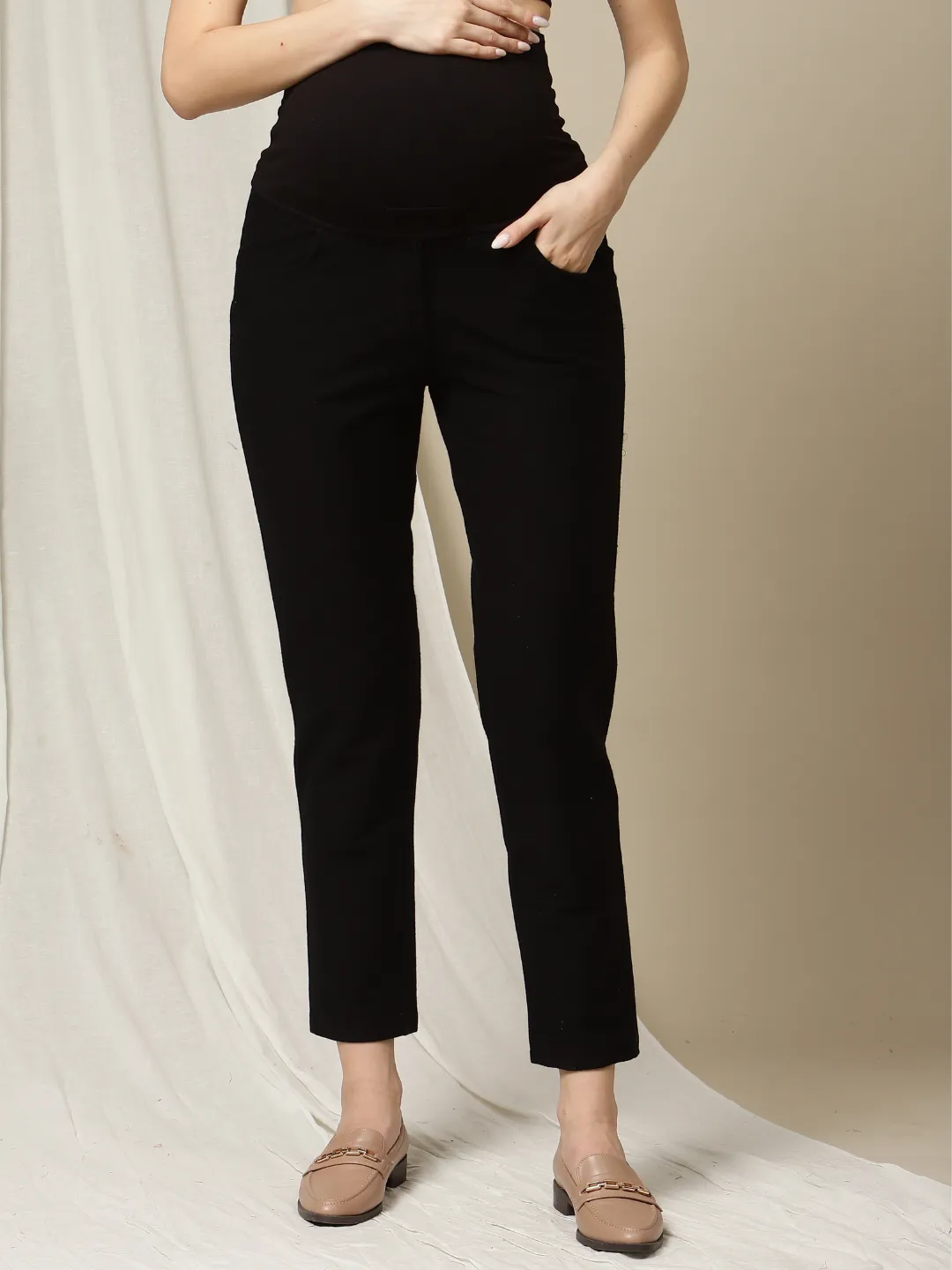 Denim Maternity Trousers