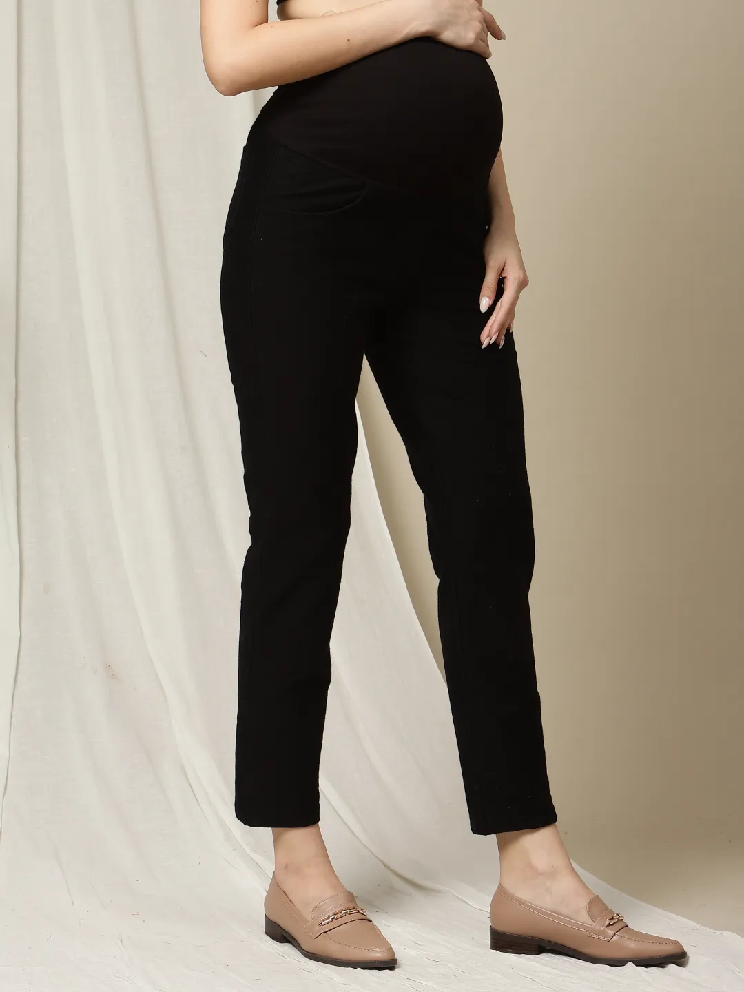 Denim Maternity Trousers