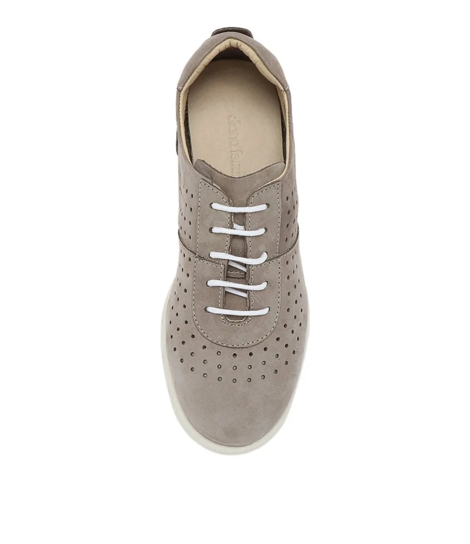 DIANA FERRARI Mues Taupe Nubuck Sneakers