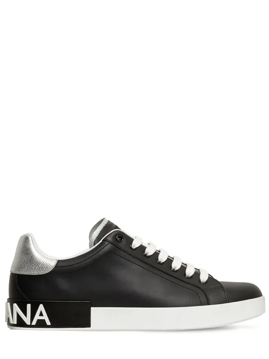 Dolce&Gabbana   Portofino leather sneakers 