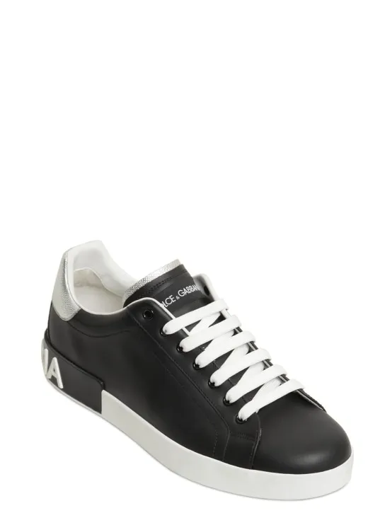 Dolce&Gabbana   Portofino leather sneakers 