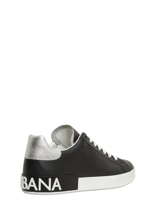 Dolce&Gabbana   Portofino leather sneakers 