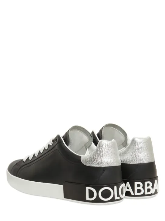 Dolce&Gabbana   Portofino leather sneakers 