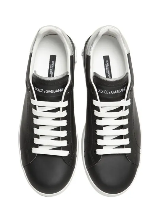 Dolce&Gabbana   Portofino leather sneakers 