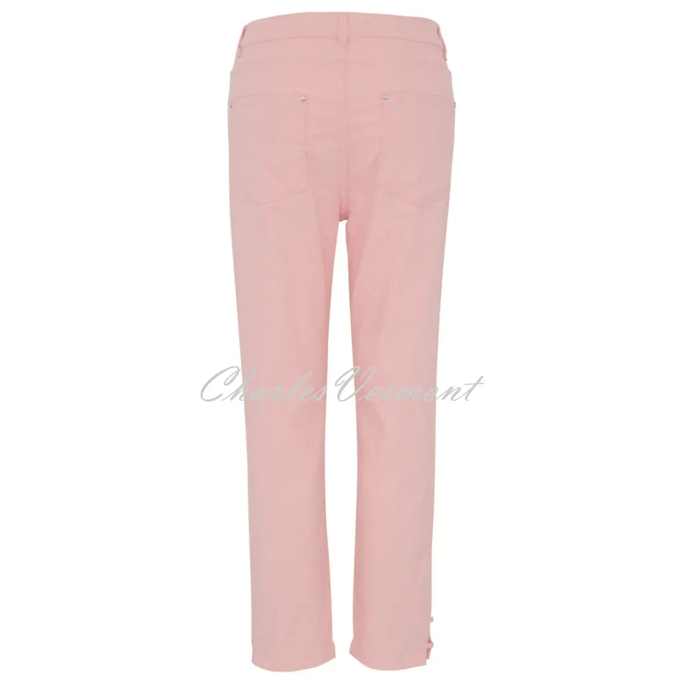 Dolcezza Cropped Jeans Ankle Detail Blush 23202