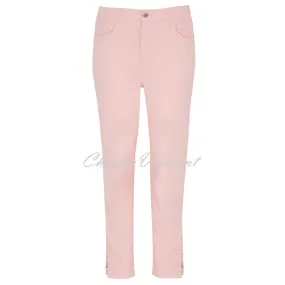 Dolcezza Cropped Jeans Ankle Detail Blush 23202