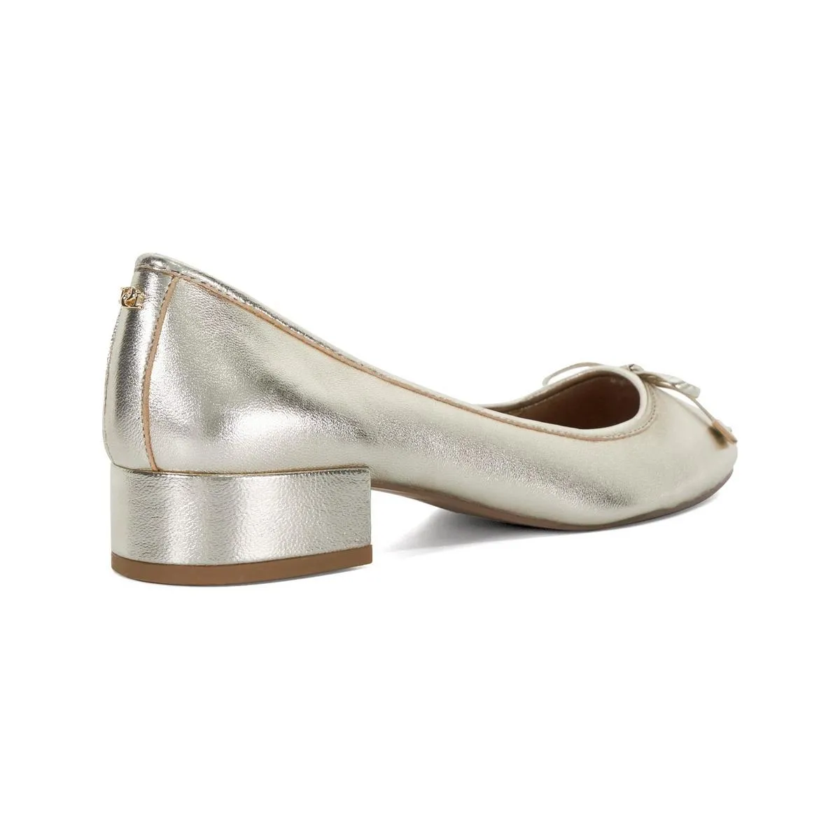 Dune Hollies Court Shoes Gold