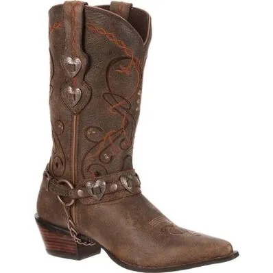 Durango Women's Brown Heartbreaker Crush Boot