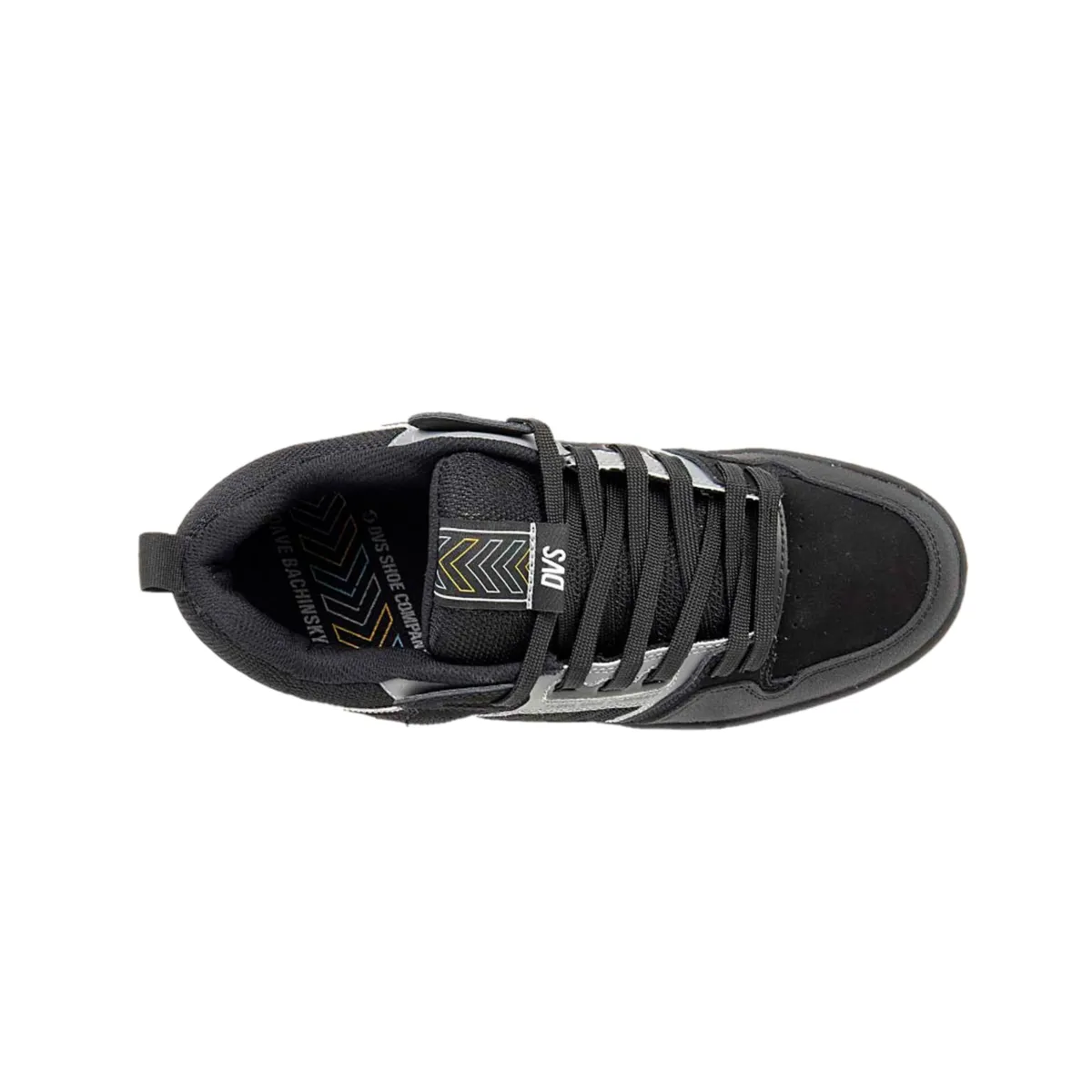 DVS F0000323005 COMANCHE 2.0+ DAVE B. MN'S (Medium) Black/Grey Leather Skate Shoes